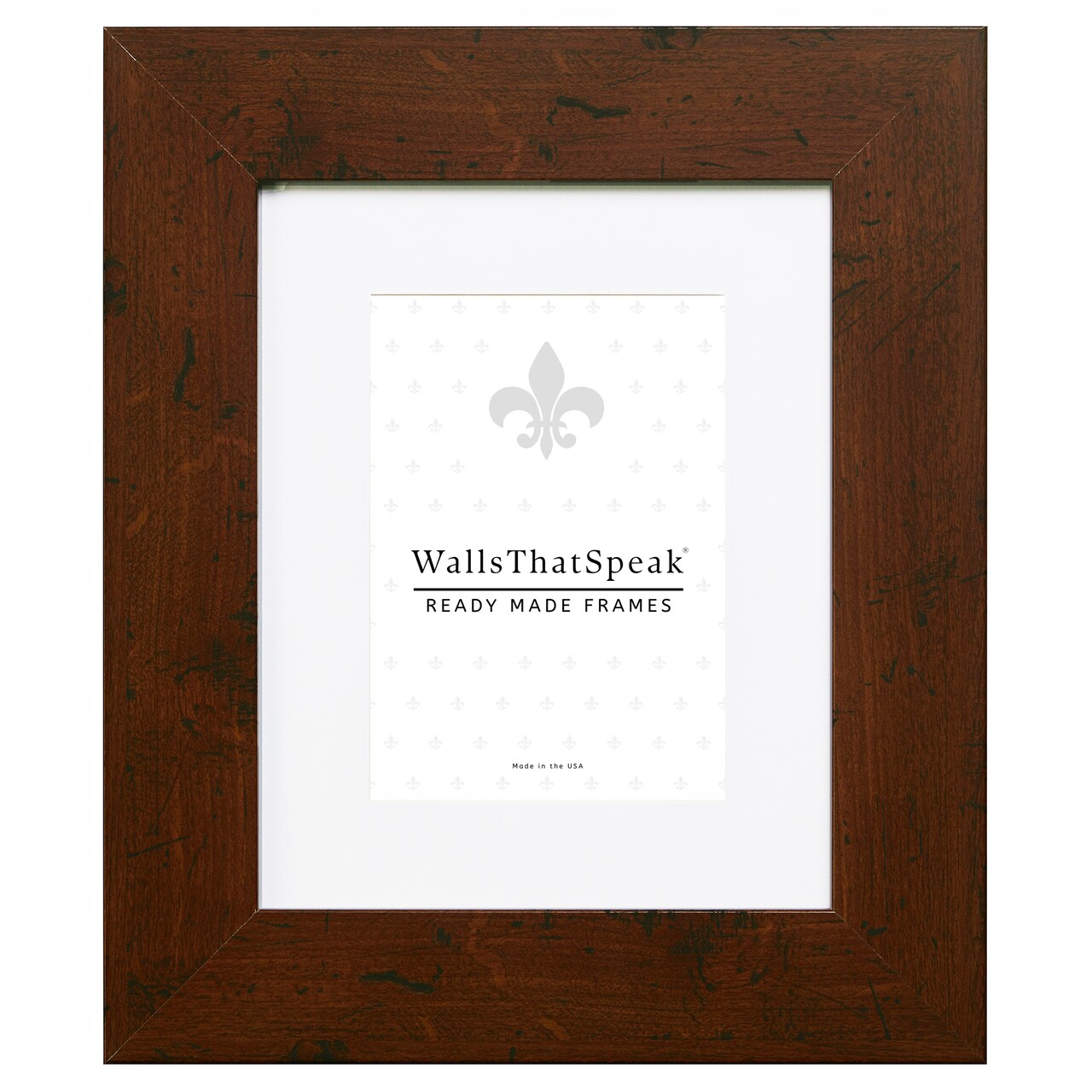 24x36 Matted Picture Frame, Bauhaus 200 2 Inch MDF Moulding, Wall Display Frame for Art, Posters, or Photos by wallsthatspeak